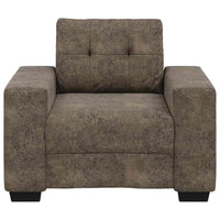 Poltrona Sofa con cuscino Grigio scuro Pelle sintetica 4105109