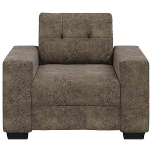 Poltrona Sofa con cuscino Grigio scuro Pelle sintetica 4105109