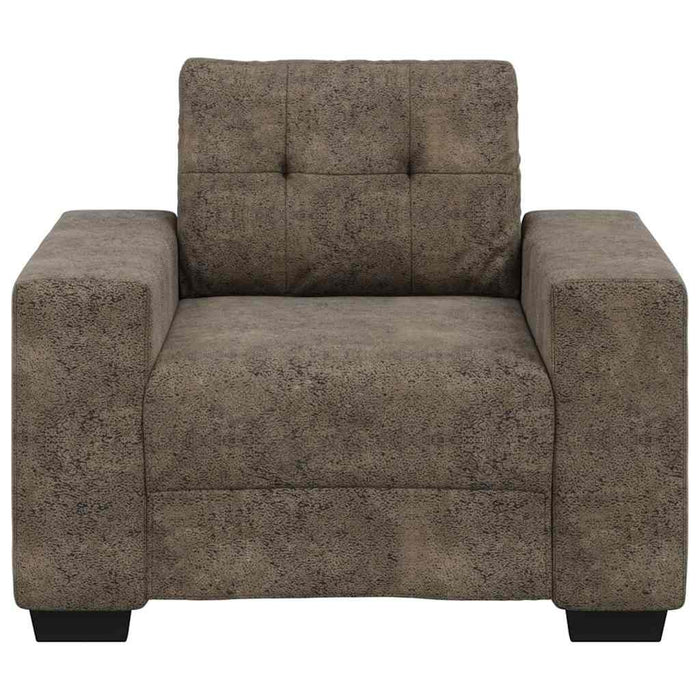 Poltrona Sofa con cuscino Grigio scuro Pelle sintetica 4105109