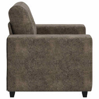 Poltrona Sofa con cuscino Grigio scuro Pelle sintetica 4105109