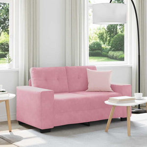 vidaXL Divano Divanetto Rosa 120 cm in Velluto