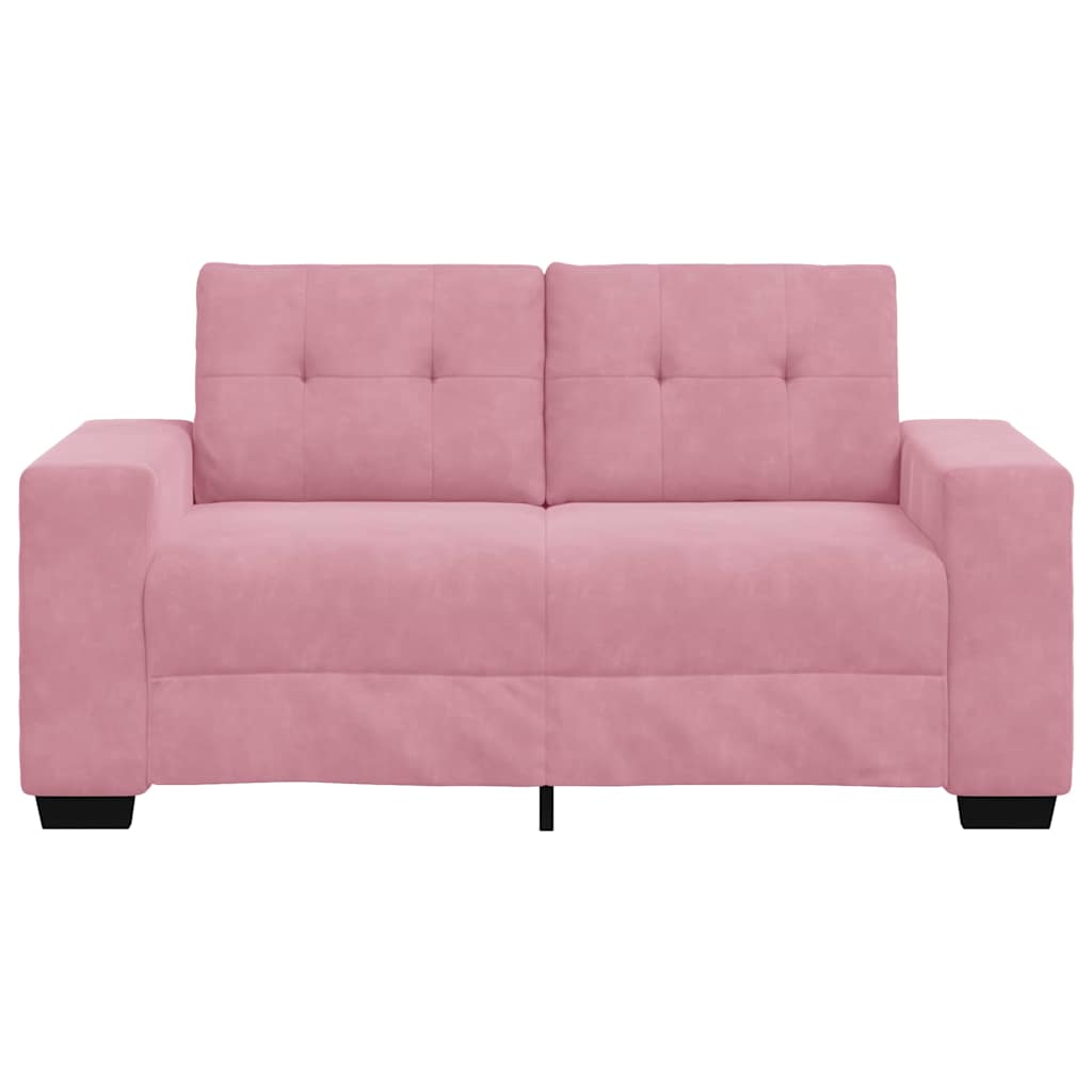| Divano a due posti | con cuscino Rosa Velluto 4105113