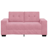vidaXL Divano Divanetto Rosa 120 cm in Velluto