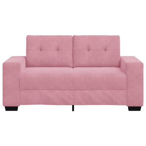 vidaXL Divano Divanetto Rosa 120 cm in Velluto