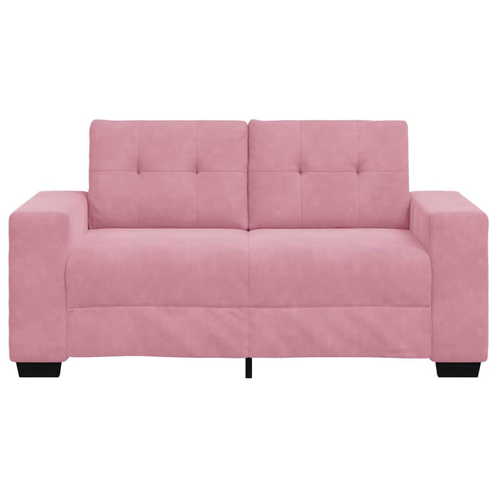 vidaXL Divano Divanetto Rosa 120 cm in Velluto