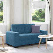 vidaXL Divano Divanetto Blu 120 cm in Velluto