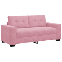 vidaXL Divano Divanetto Rosa 140 cm in Velluto