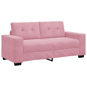 vidaXL Divano Divanetto Rosa 140 cm in Velluto