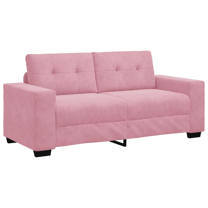 vidaXL Divano Divanetto Rosa 140 cm in Velluto