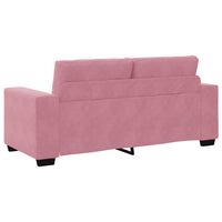 vidaXL Divano Divanetto Rosa 140 cm in Velluto