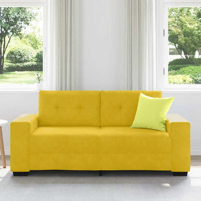 Divano Divanetto-Sofa Giallo 140 cm in Velluto