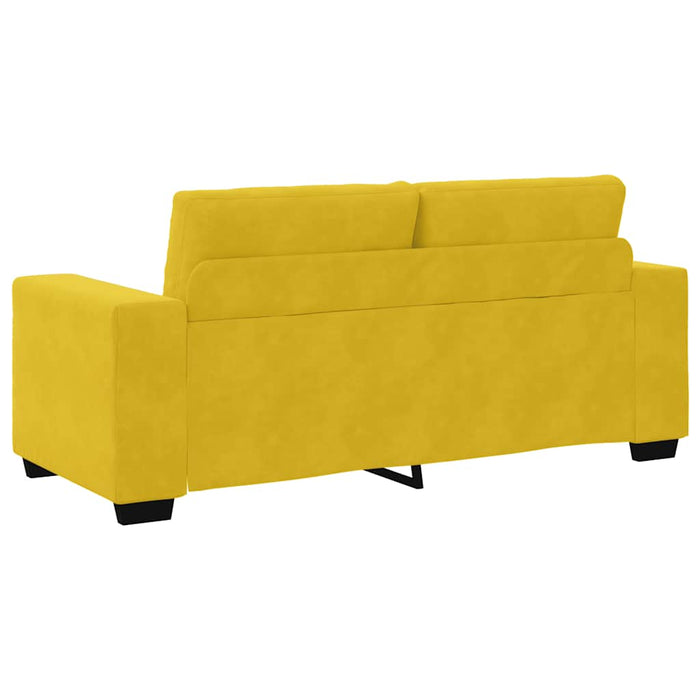Divano Divanetto-Sofa Giallo 140 cm in Velluto