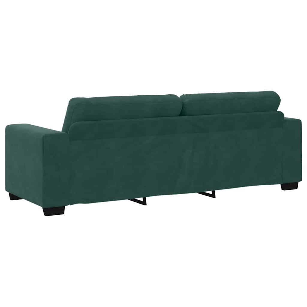 Divano con cuscino Verde scuro Velluto 4105136