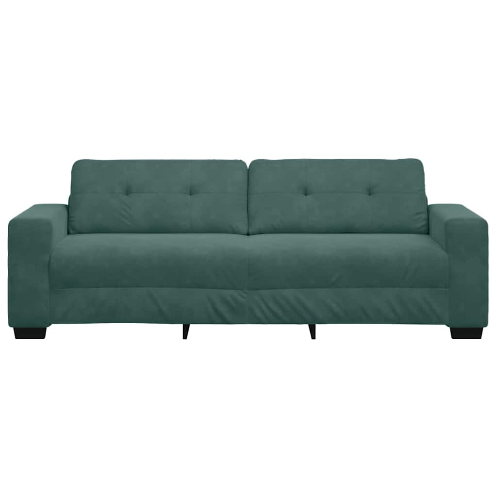 Divano con cuscino Verde scuro Velluto 4105136