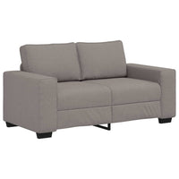 Divano a 2 Posti-Sofa 2 Posti Tortora 120 cm in Tessuto 696384