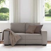 Divano a 2 Posti-Sofa 2 Posti Tortora 120 cm in Tessuto 696384