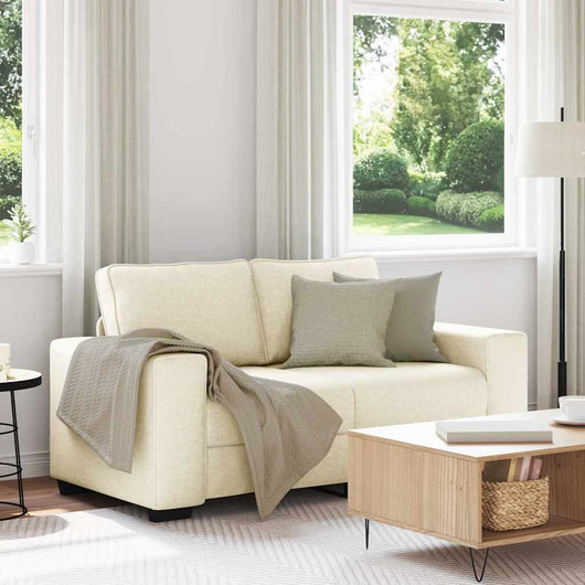 vidaXL Divano a 2 Posti 120 cm in Lino