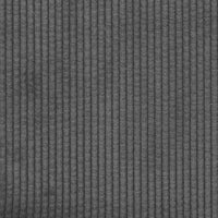 vidaXL Divano Divanetto Grigio Scuro 140 cm Tessuto di Velluto a Coste