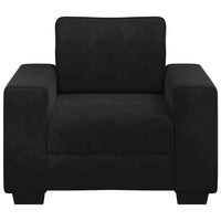 Divano Sedia Nero 60 cm Velluto 4105252