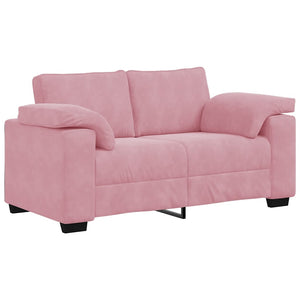 vidaXL Divano Divanetto Rosa 120 cm in Velluto