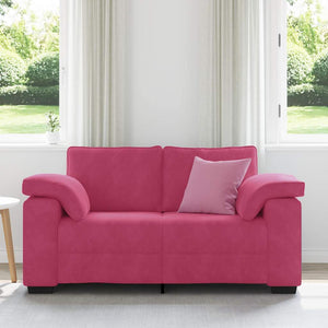 vidaXL Divano Divanetto Rosso Vino 120 cm in Velluto