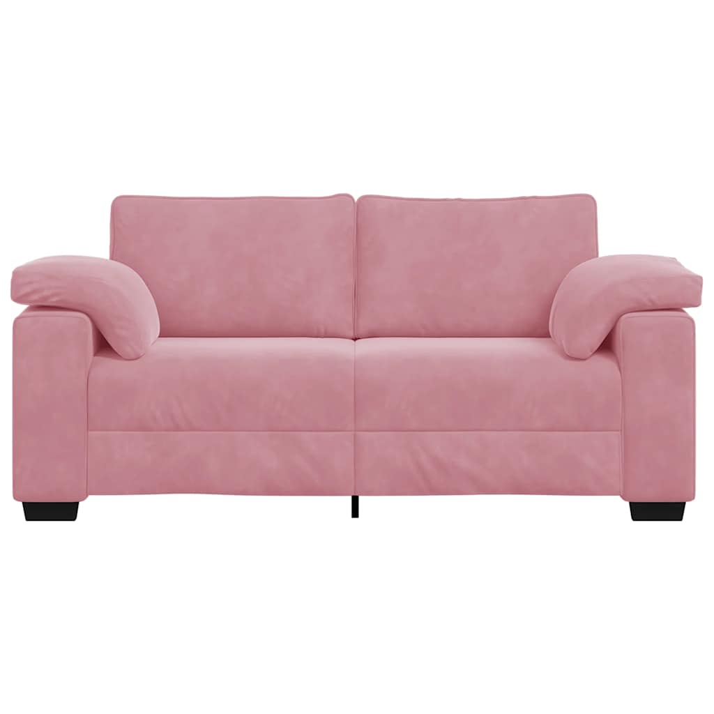 Divano Divanetto Rosa 140 cm in Velluto 4105270