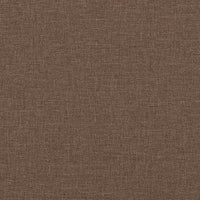 vidaXL Divano a 2 Posti Marrone 140 cm in Tessuto