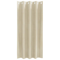 Tende con tende 2 pcs Crema 140 x 175 cm Velluto 4107179