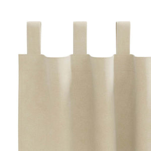 Tende con tende 2 pcs Crema 140 x 225 cm Velluto 4107190