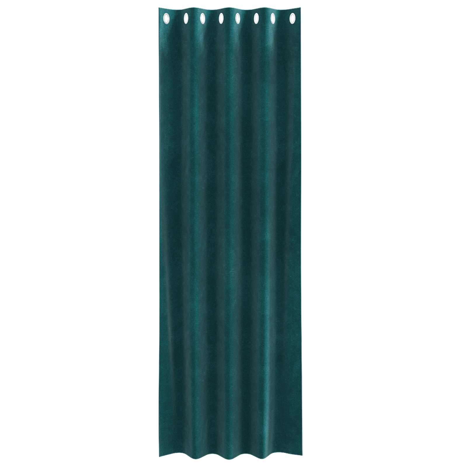 Tende oscuranti 2 pcs Verde Scuro 140 x 245 cm Velluto 4107211