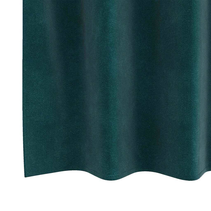 Tende con tende 2 pcs Verde Scuro 140 x 260 cm Velluto 4107212
