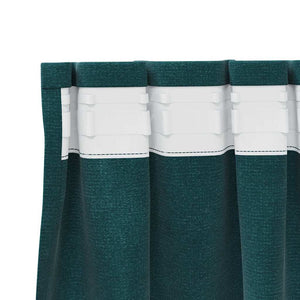 Tende con tende 2 pcs Verde scuro 140 x 245 cm Velluto 4107216
