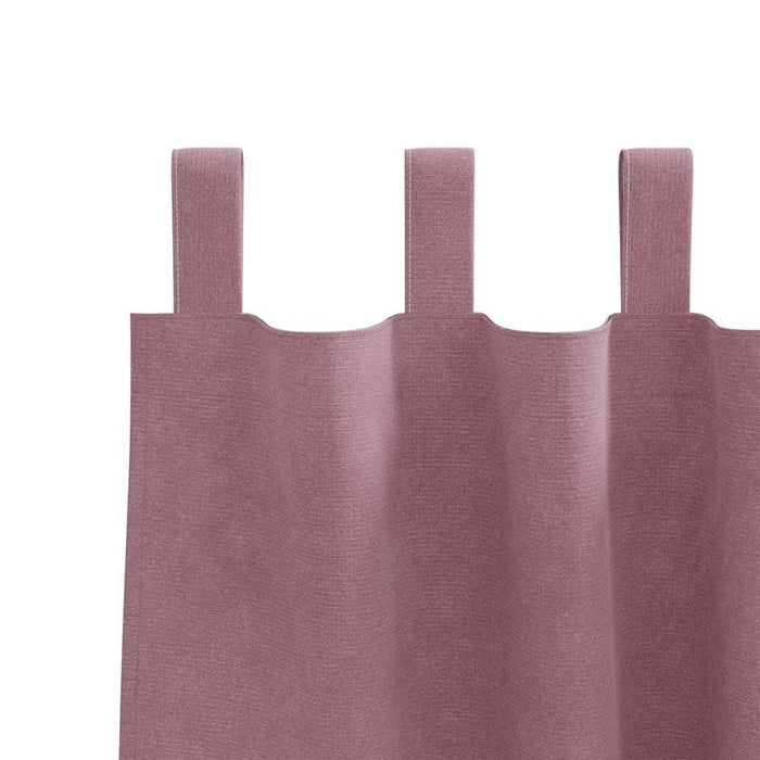 Tende con tende 2 pcs Rosa scuro 140 x 245 cm Velluto 4107251