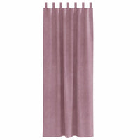 Tende con tende 2 pcs Rosa scuro 140 x 260 cm Velluto 4107252