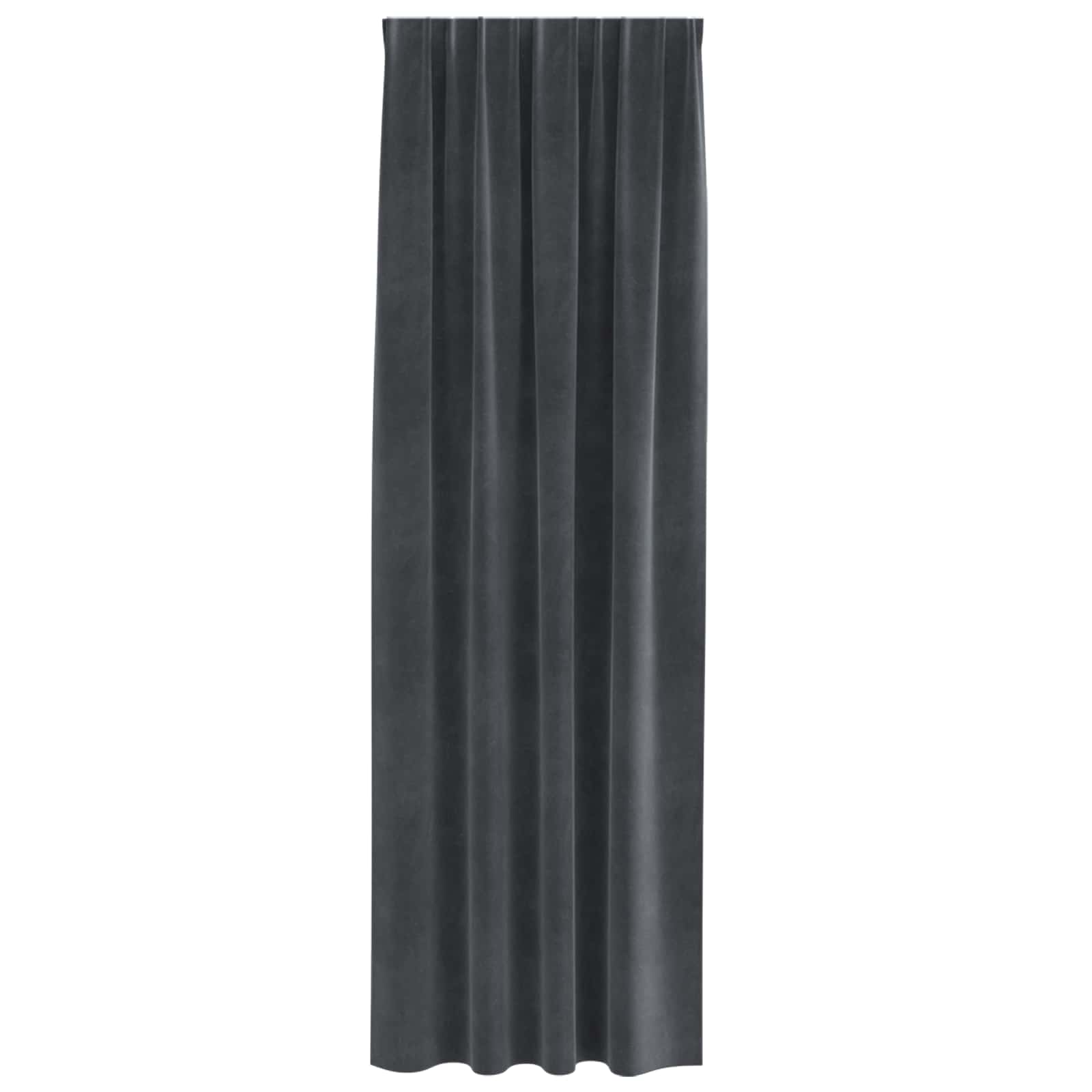 Tende oscuranti 2 pcs Grigio chiaro 140 x 245 cm Velluto 4107261