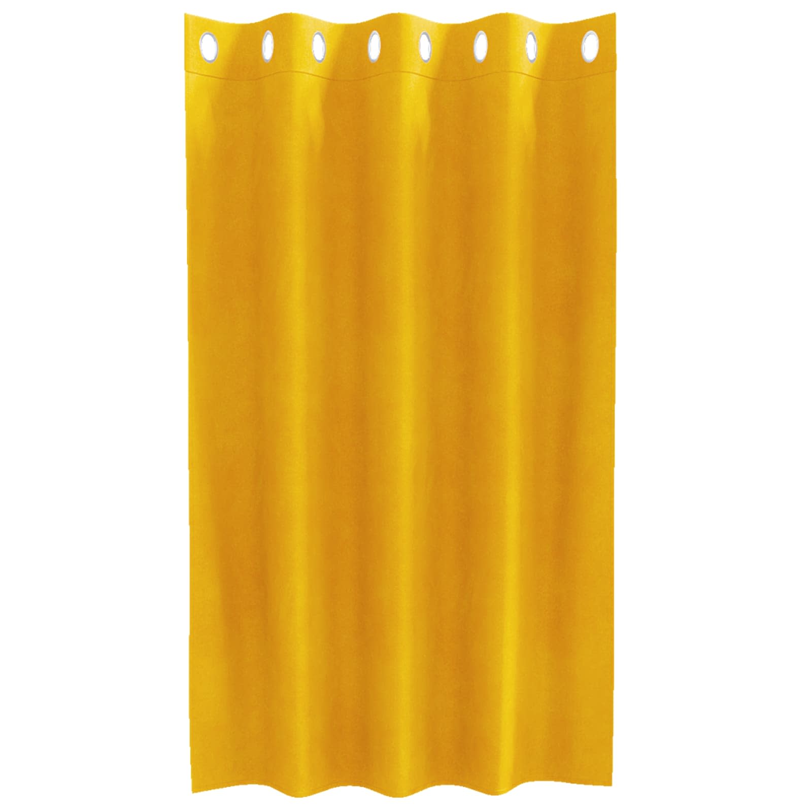 Tende oscuranti 2 pcs Giallo senape 140 x 140 cm Velluto 4107268
