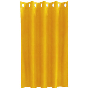 Tende oscuranti 2 pcs Giallo senape 140 x 140 cm Velluto 4107268
