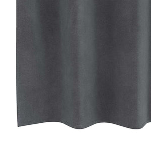 Tende con tende 2 pcs Grigio chiaro 140 x 260 cm Velluto 4107287