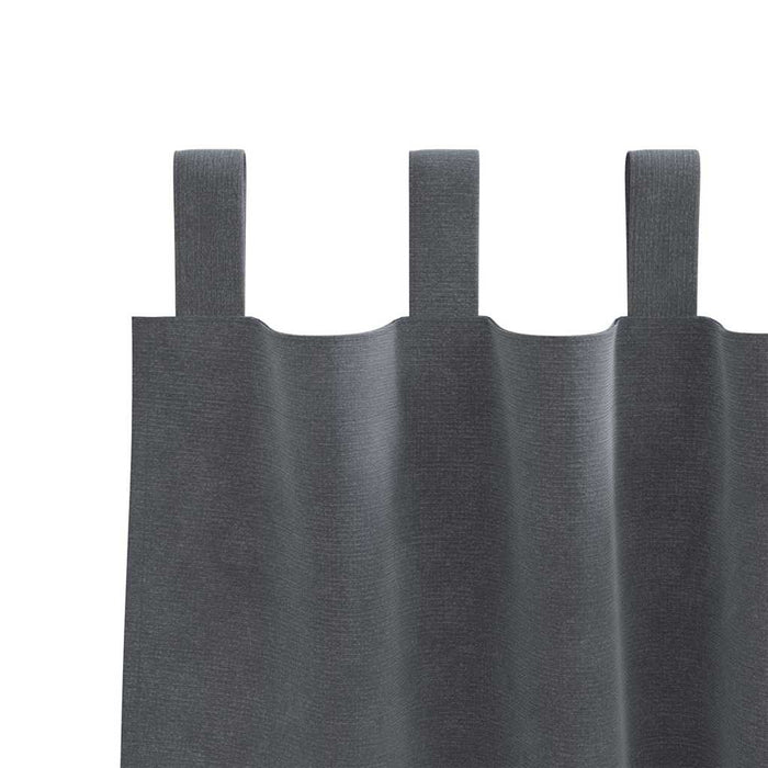 Tende con tende 2 pcs Grigio chiaro 140 x 245 cm Velluto 4107296