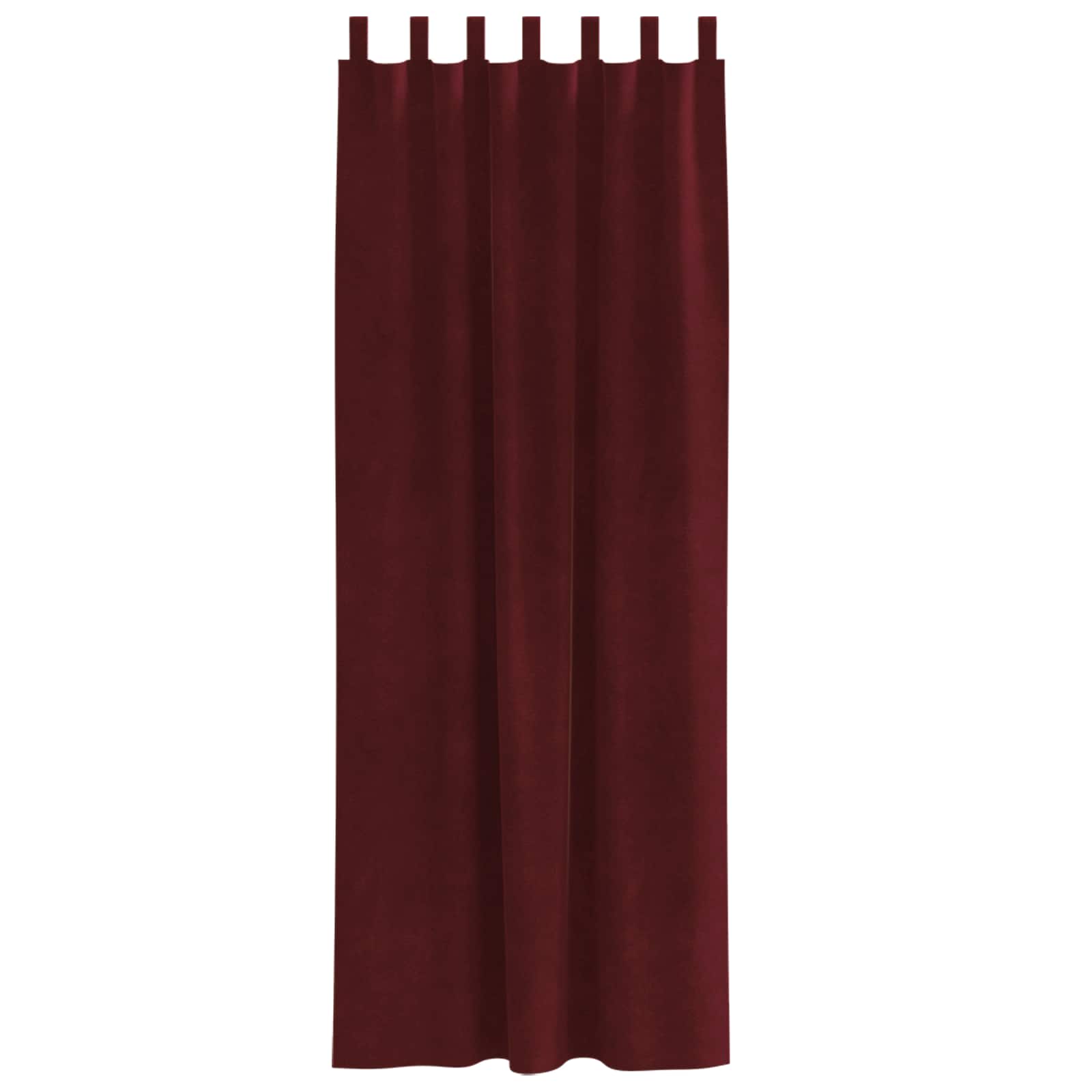 Tende oscuranti 2 pcs Rosso Vino 140 x 245 cm Velluto 4107311