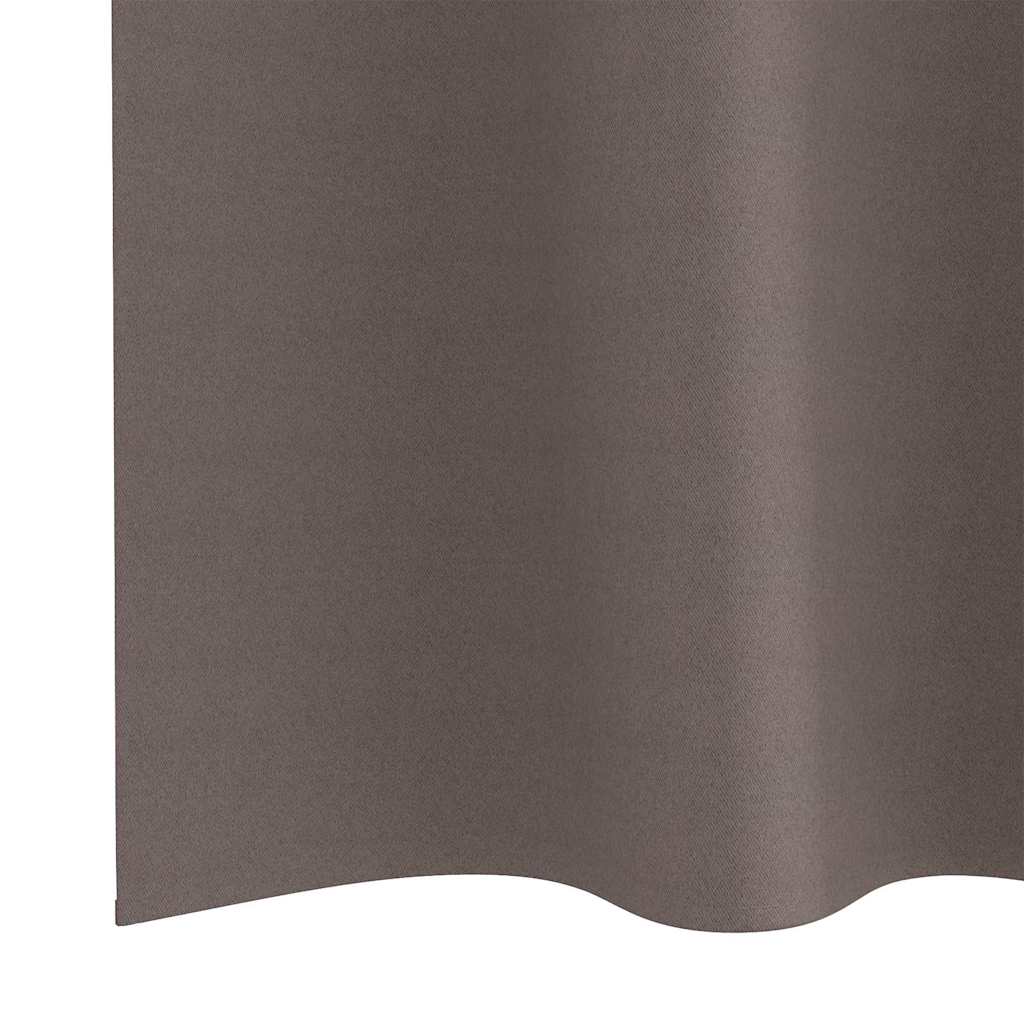 Tende oscuranti con tende Marrone Scuro Poliestere 4107333