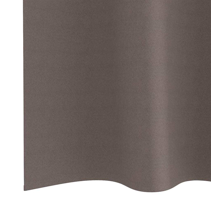 Tende oscuranti con tende Marrone Scuro Poliestere 4107337