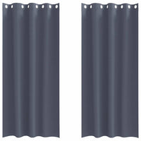 Tende oscuranti con tende Antracite Poliestere 4107341