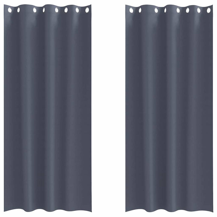 Tende oscuranti con tende Antracite Poliestere 4107341