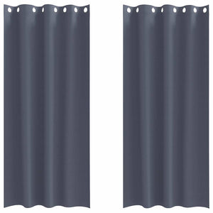 Tende oscuranti con tende Antracite Poliestere 4107342