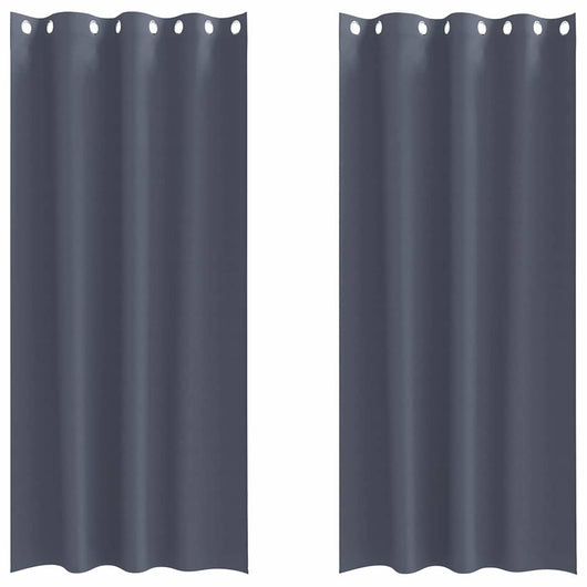 Tende oscuranti con tende Antracite Poliestere 4107342