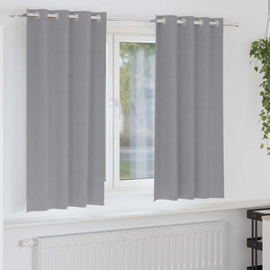 Tende oscuranti con tende Grigio chiaro Poliestere 4107344