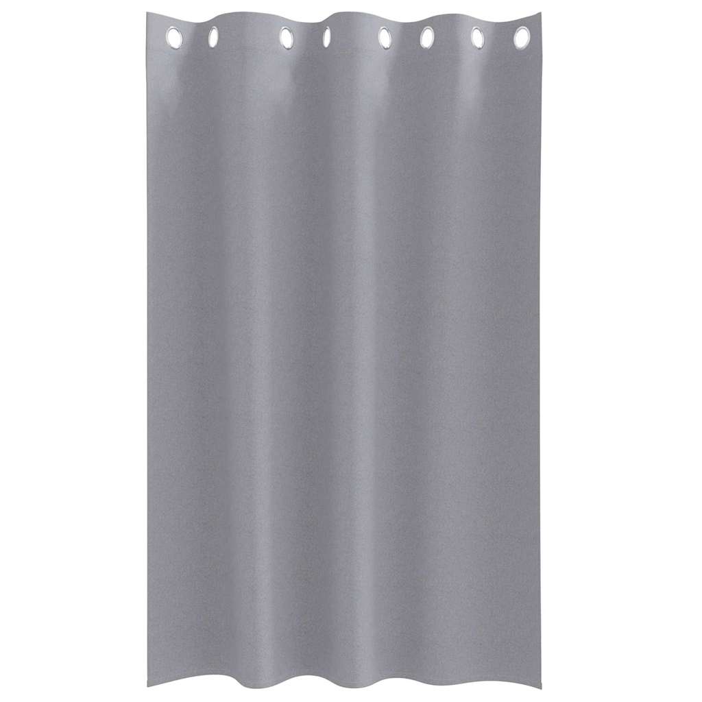 Tende oscuranti con tende Grigio chiaro Poliestere 4107344