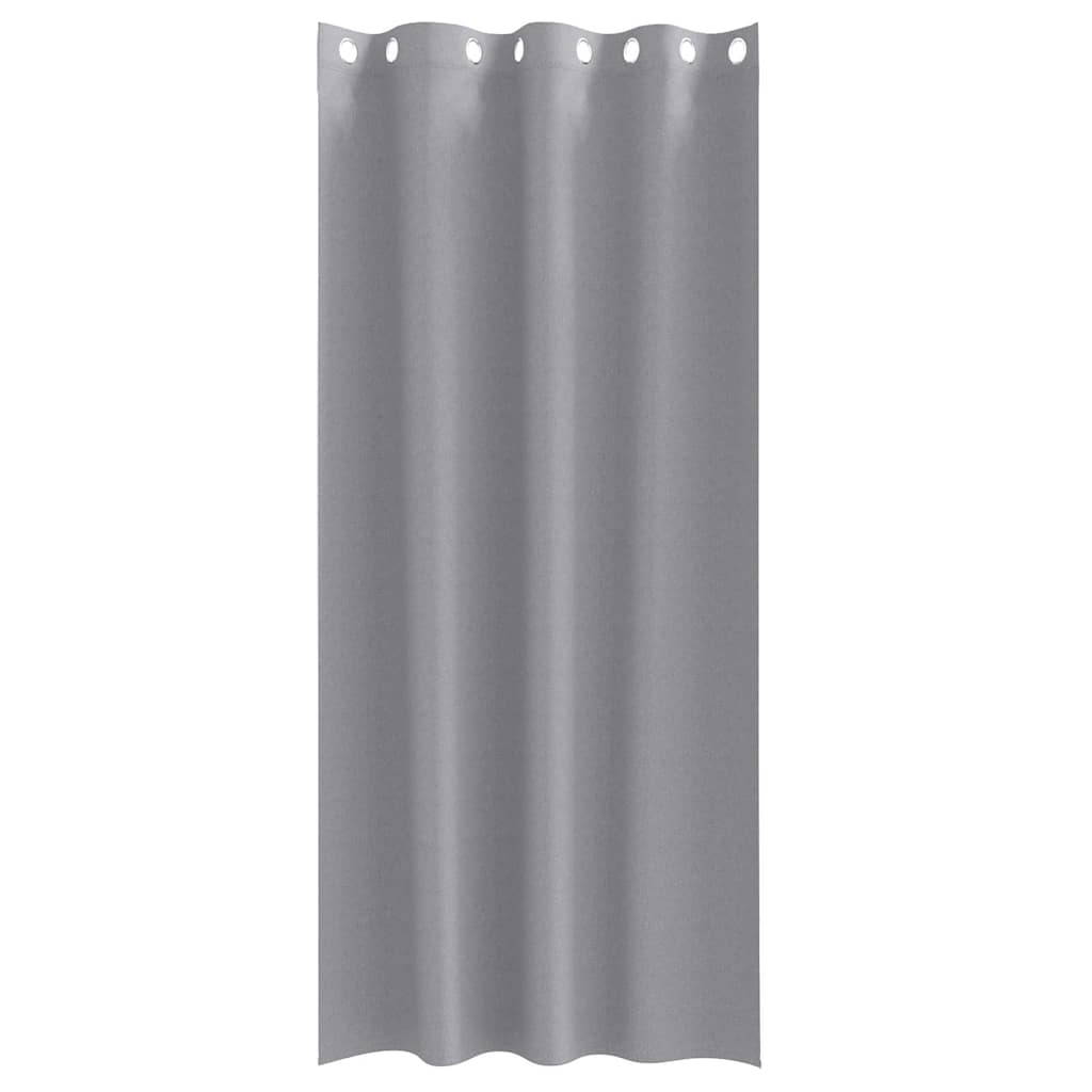 Tende oscuranti con tende Grigio chiaro Poliestere 4107345