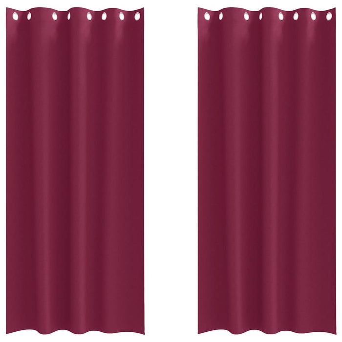 Tende oscuranti con tende Rosso Vino Poliestere 4107355
